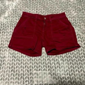 Red shorts